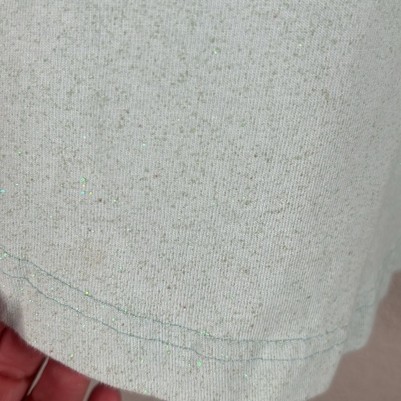 Disney Parks Light Green with Gray Sparkle Disneyworld Spirit Jersey Size Small - Picture 6 of 11